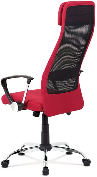 Office Armchair AUTRONIC BENDER Claret Lateral view