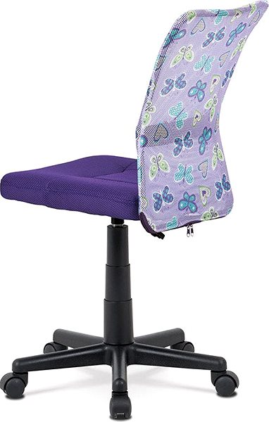 Children’s Desk Chair HOMEPRO Lacey Purple Lateral view