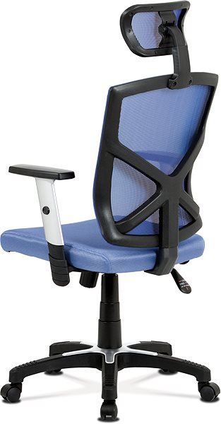 Kancelárska stolička AUTRONIC Kokomo čierno/modrá ...