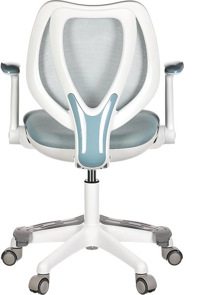HOMEPRO Cambria Children's Desk Chair, Blue Mesh.