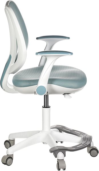 HOMEPRO Cambria Children's Desk Chair, Blue Mesh.