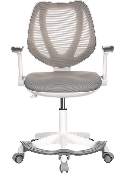 HOMEPRO Cambria Children's Desk Chair, Grey Mesh.
