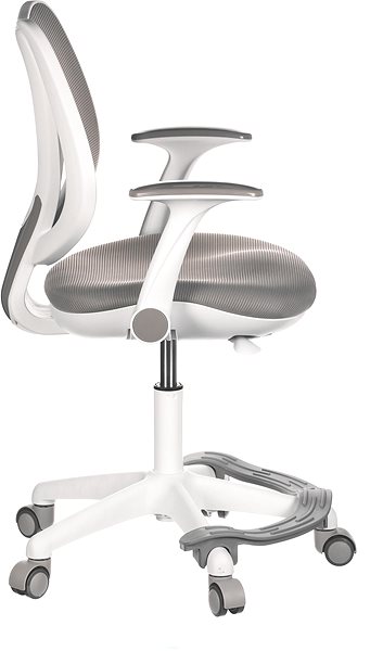 HOMEPRO Cambria Children's Desk Chair, Grey Mesh.