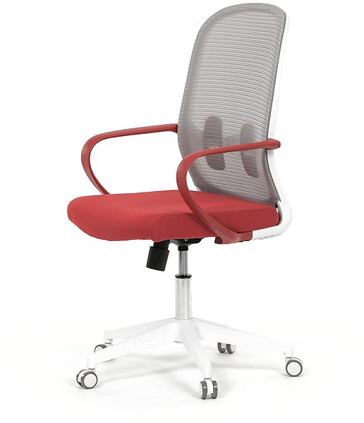 Bürostuhl HOMEPRO Stellan, roter Stoff ...