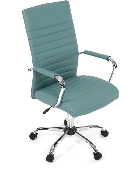 Office Chair HOMEPRO KA-V307 BLUE, blue eco-leather ...