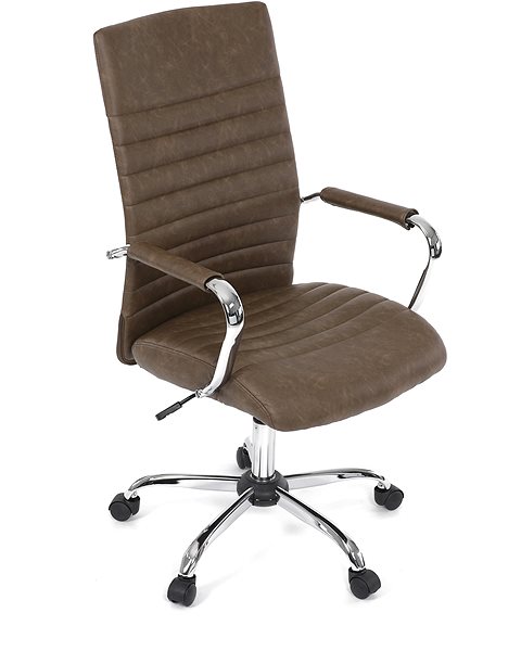 Office Chair HOMEPRO KA-V307 BR, brown eco-leather ...