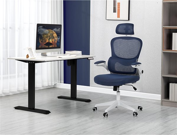 Office Chair HOMEPRO KA-Y337 BLUE, blue mesh ...
