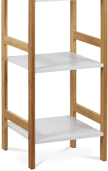 Shelving Unit Bamboo shelf Jonas, 4 shelves 100 x 30 x 29 cm Features/technology