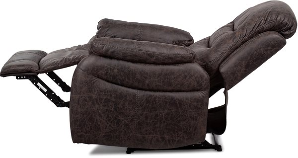 ARAM Recliner Armchair, Brown.