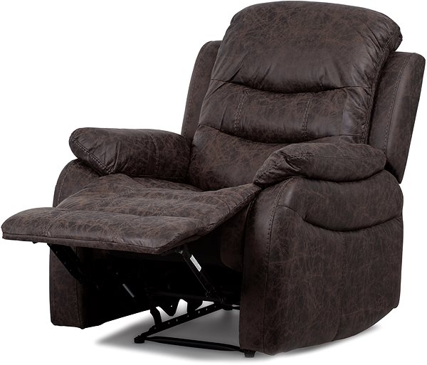 ARAM Recliner Armchair, Brown.