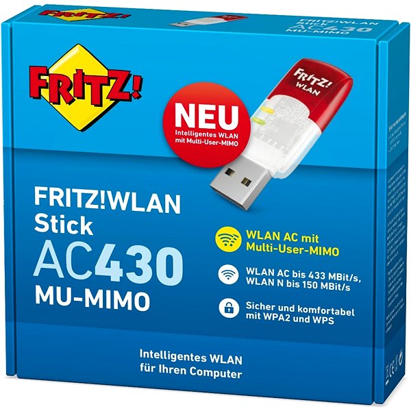 WLAN Access Point AVM FRITZ! WLAN Stick AC 430 MU-MIMO ...