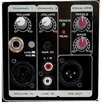 Reproduktor AudioDesign M8 Možnosti připojení (porty)