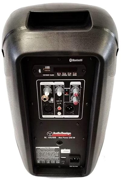 Speaker AudioDesign M10 USB Back page