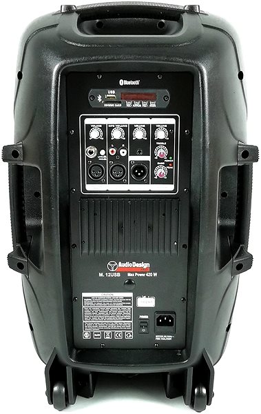Speaker AudioDesign M12 USB Back page