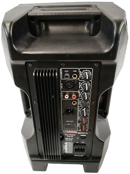 Speaker AudioDesign MAX2 8+ Back page