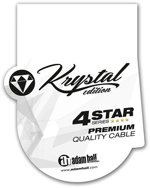 AUX Cable Adam Hall 4 STAR MMF 0050 KRYSTAL Features/technology