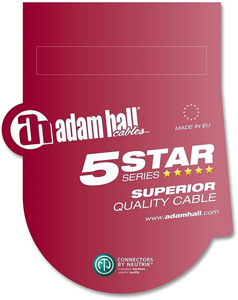 AUX Cable Adam Hall 5 STAR IRP 0600 Features/technology