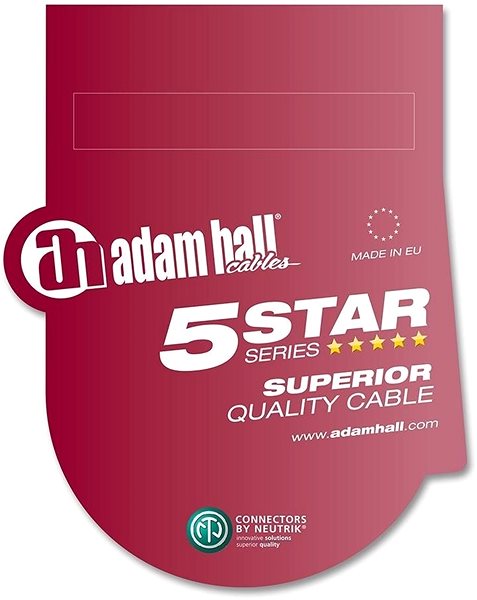 Audio kábel Adam Hall 5 STAR IRP 0600 SP Jellemzők/technológia
