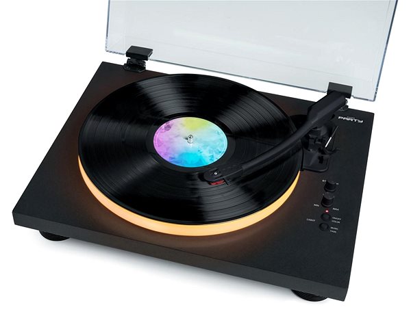 Bigben PARTYBTTDLIGHT turntable.