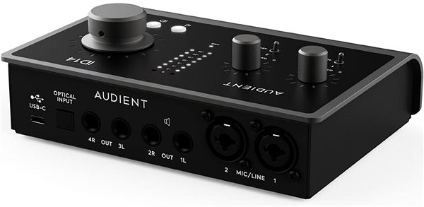 External Sound Card  AUDIENT iD14 MK II Lateral view