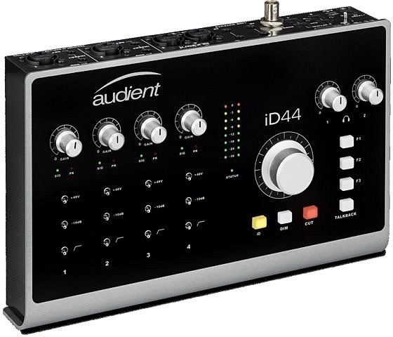 External Sound Card  AUDIENT iD44 Lateral view