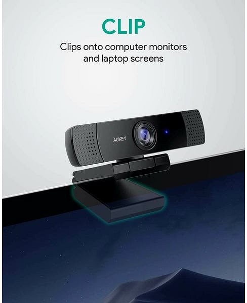 Webcam Aukey PC-LM1E 1080p FHD Webcam Live Streaming Camera with Stereo Microphone Features/technology