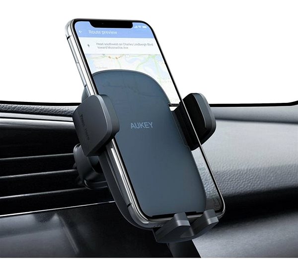 Telefontartó Aukey Car Phone Mount Upgraded Vent Clip for Air Vent HD C58 Lifestyle
