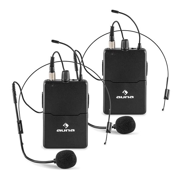Mikrofon Auna VHF-2-HS Headset Képernyő