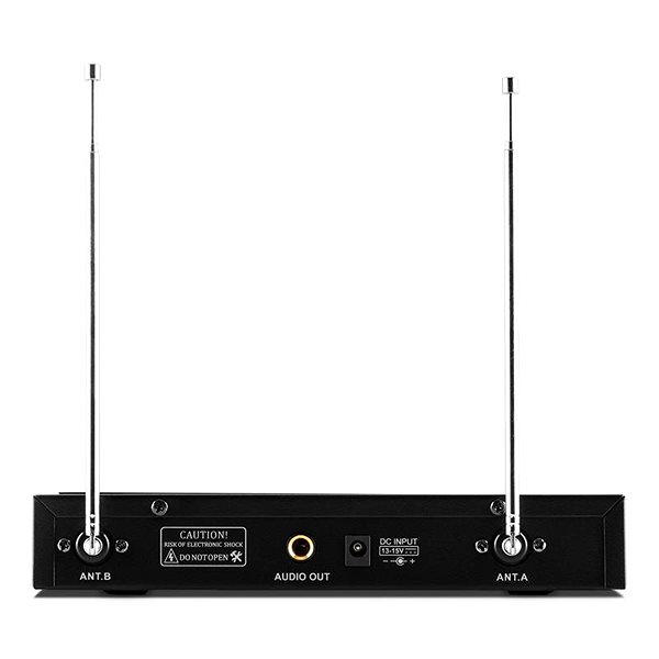Mikrofon Auna VHF-400 Duo1 Anschlussmöglichkeiten (Ports)