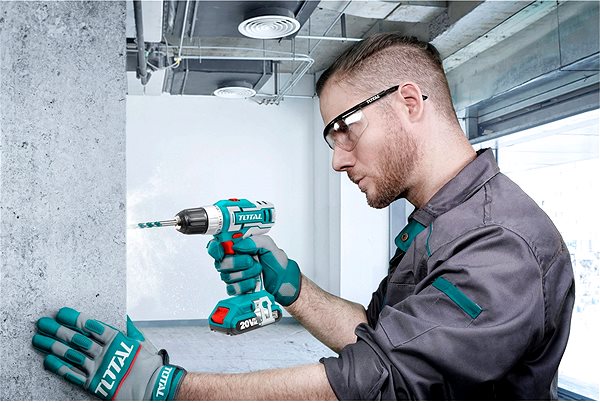 Aku vŕtačka TOTAL-TOOLS Vŕtací skrutkovač aku, 1× 2000 mAh, 20 V Li-Ion Lifestyle