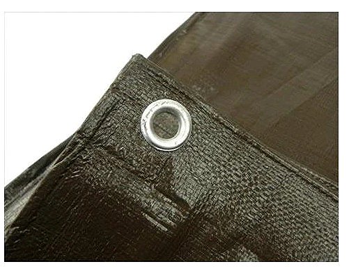 Takaró ponyva GEKO Ponyva, PP + PE, 3×4 m, 200 g/m2, barna ...