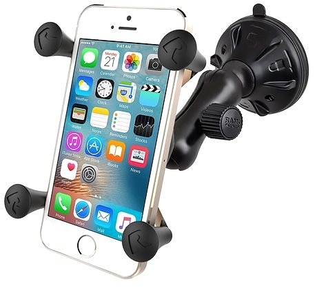 Phone Holder RAM Mounts X-Grip with Glass Suction Cup, Arm 70mm Lifestyle