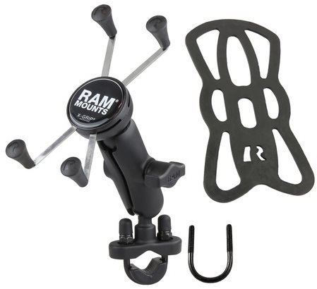Phone holder RAM Mounts Complete X-Grip Holder Set for Larger Mobile Phones, with 1.75