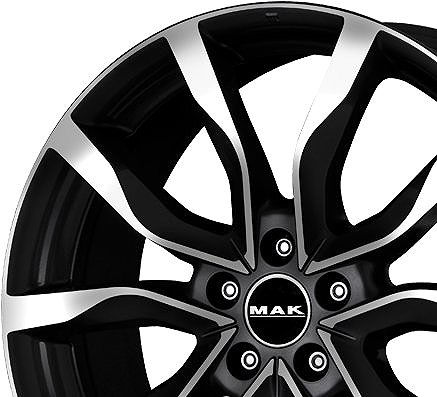 Alufelni MAK Highlands Black 9,5 × 20, 5 × 120, ET53 ...