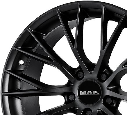 Alu kolo MAK Munchen FullBlack 9,5x20, 5x120, ET44 ...