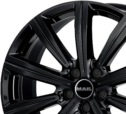 Alu kolo MAK Birmingham FullBlack 8x19, 5x120, ET38 ...
