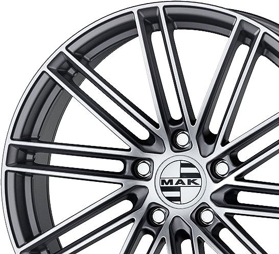 Alu kolo MAK Leipzig GunMetal 9,5x21, 5x130, ET60 ...