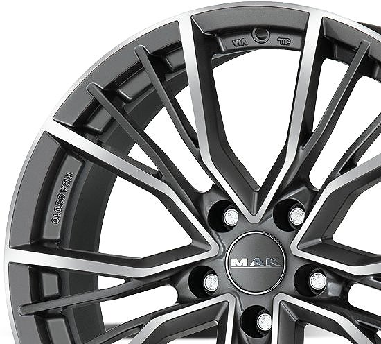 Alu kolo MAK Union GunMetal 8,5x21, 5x112, ET43 ...