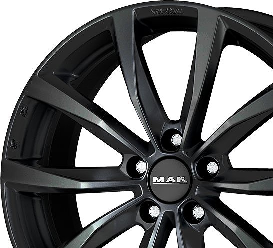 Alu kolo MAK Wolf FullBlack 8x18, 5x112, ET30 76 ...