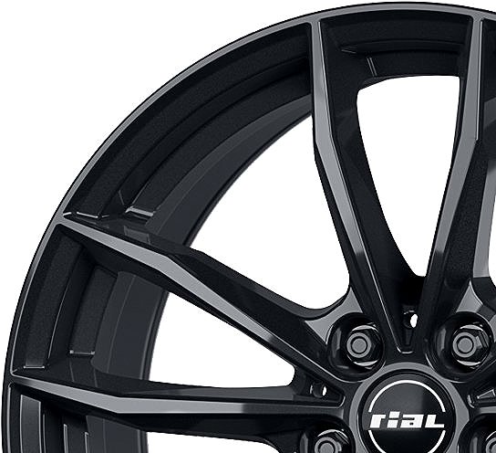 Alu disk Rial X12 FullBlack 7,5 × 17, 5 × 112, ET51 ...