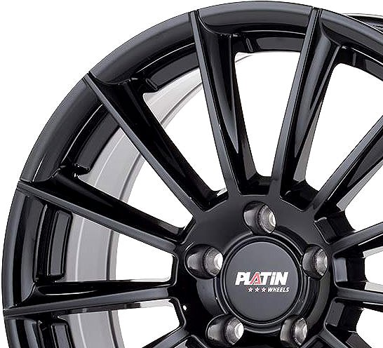 Alu disk Platin P74 FullBlack 7 × 17, 5 × 112, ET51 ...