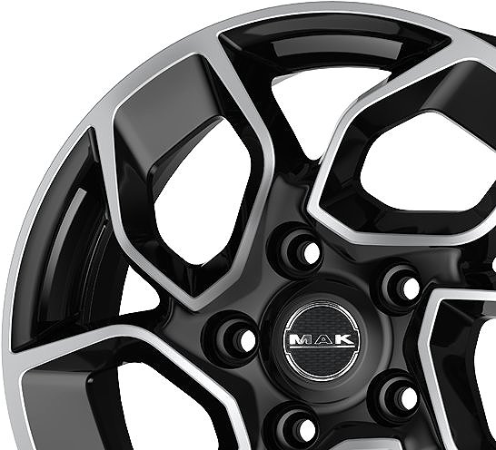 Alu kolo MAK Express Black 7x17, 5x130, ET66 ...
