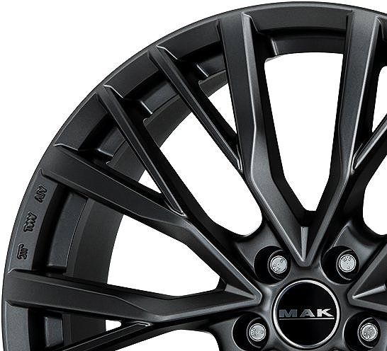 Alu kolo MAK Kent FullBlack 9x22, 5x108, ET43 ...