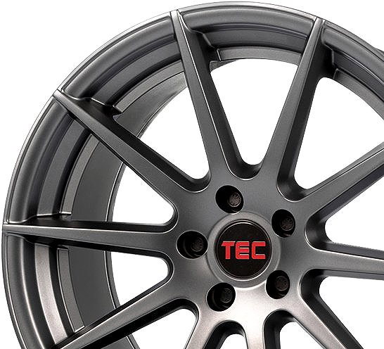 Alu kolo TEC GT7 GunMetal 8,5x19, 5x110, ET35 ...