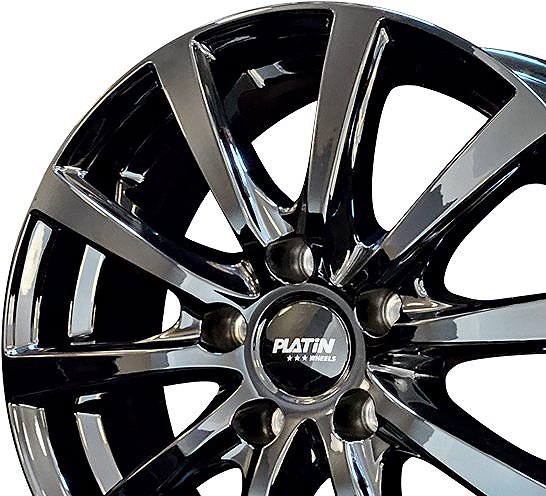 Alu kolo Platin P69 ShinyBlack 7x17, 5x114, ET40 ...