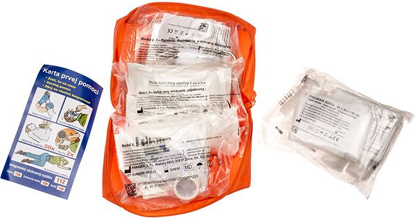 Autolekárnička ACI autolekárnička SK – textilná (výbava podľa vyhlášky MDaV SR č.134/2018) oranžová ...
