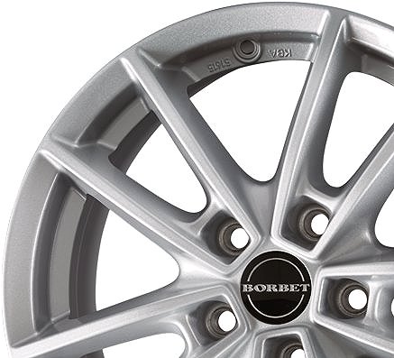 Alu disk Borbet W Silver 6,5 × 16 5 × 114 ET50 ...