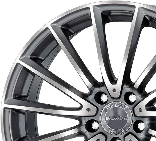 Alu kolo MAK Komet GunMetal 9x18 5x112 ET33 ...