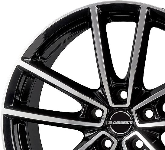 Alu kolo Borbet W Black 8,5x21 5x114 ET49 ...