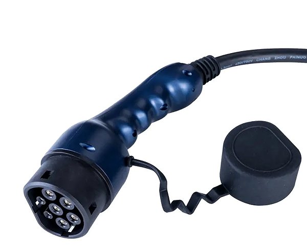 Charging station for electric vehicles Akyga charging station CEE 5pin / Type 2 female - LCD display, 22kW, 32A, 5m .